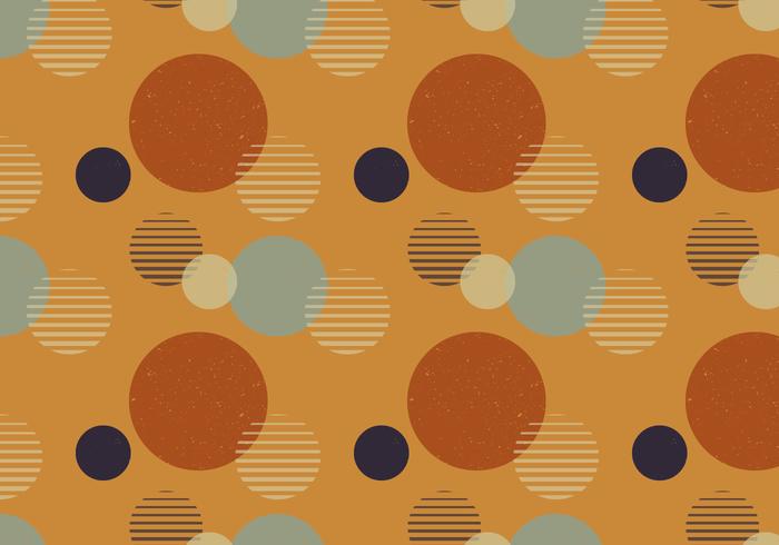 Abstract Dots Retro Pattern vector