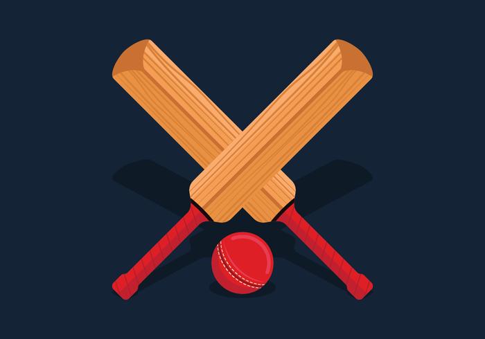 Cricket Bat Vector