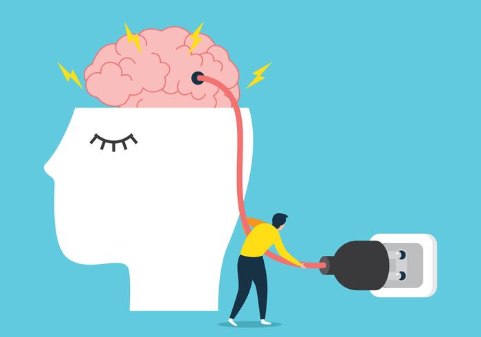 Charge The Brain 364929 Vector Art at Vecteezy