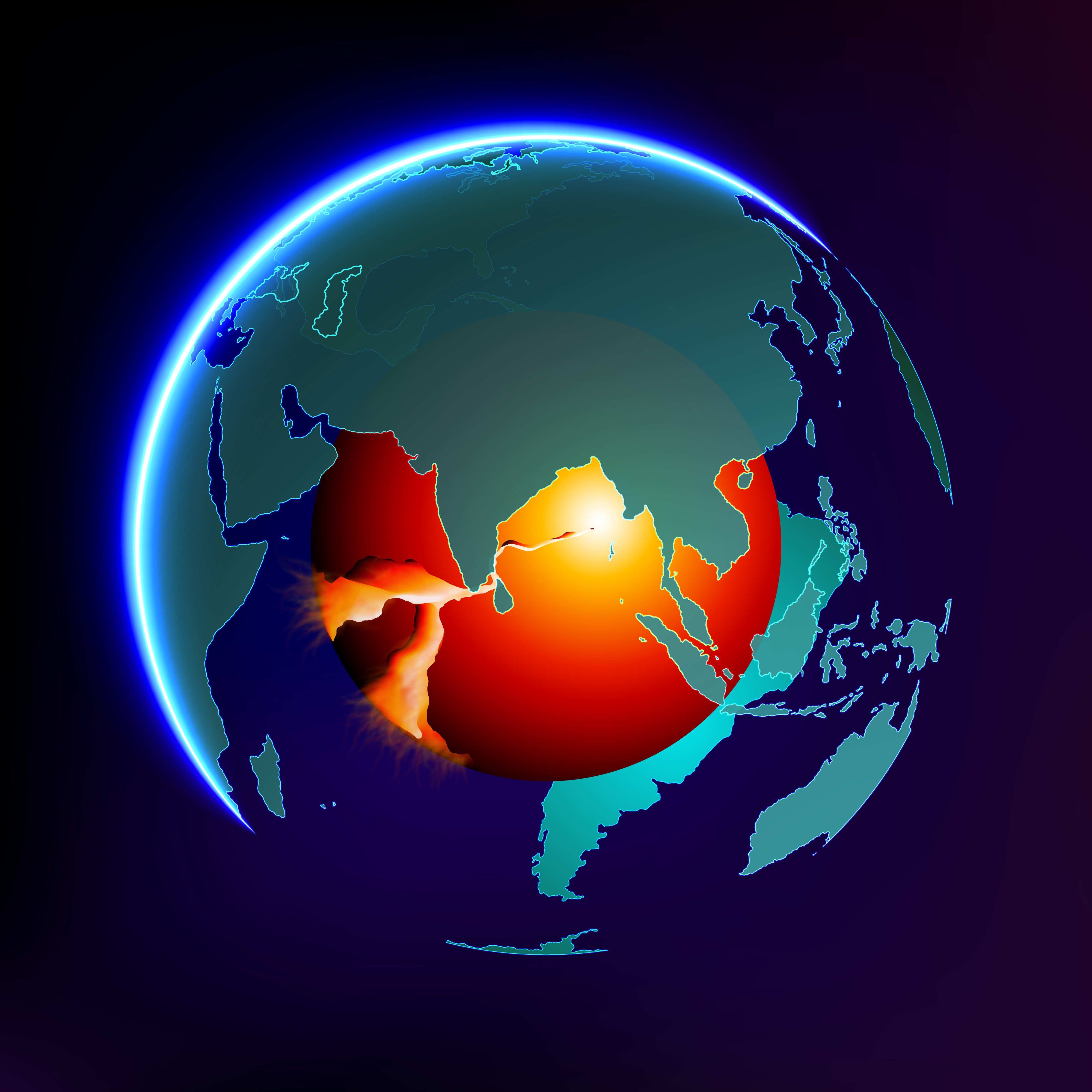 Global warming abstract vector 364944 - Download Free Vectors, Clipart