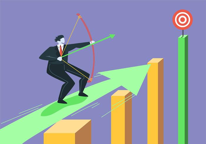 Corporate Goals Vector