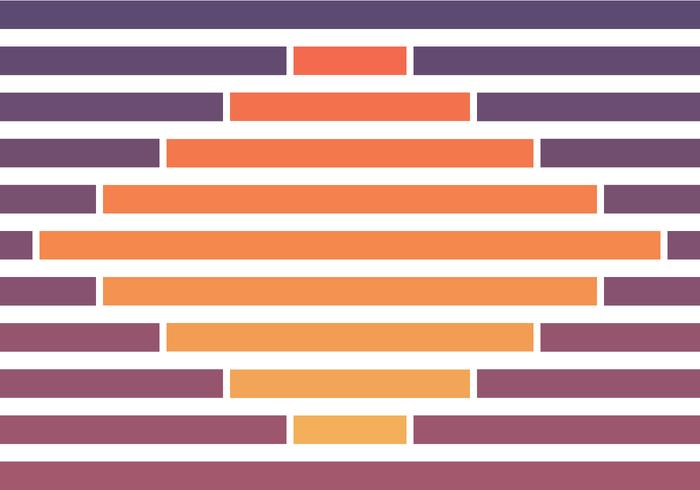 Geometric Sunset Color Background vector