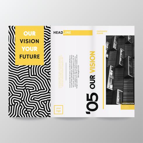 Brochure Template Vector Design