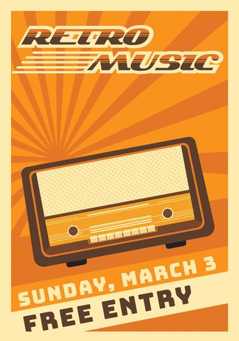 Retro Poster Vector Design