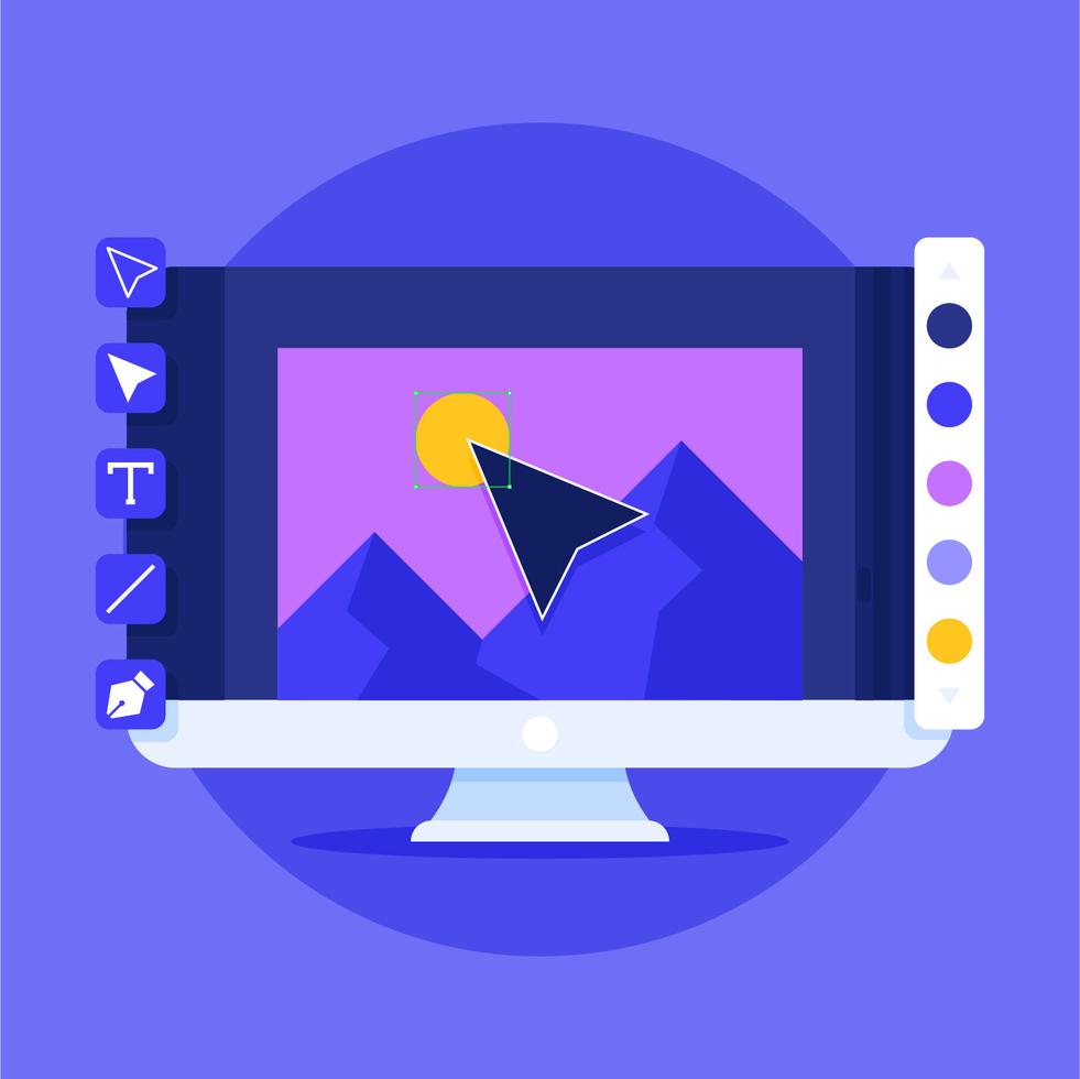 graphic design software 365016 Vector Art at Vecteezy