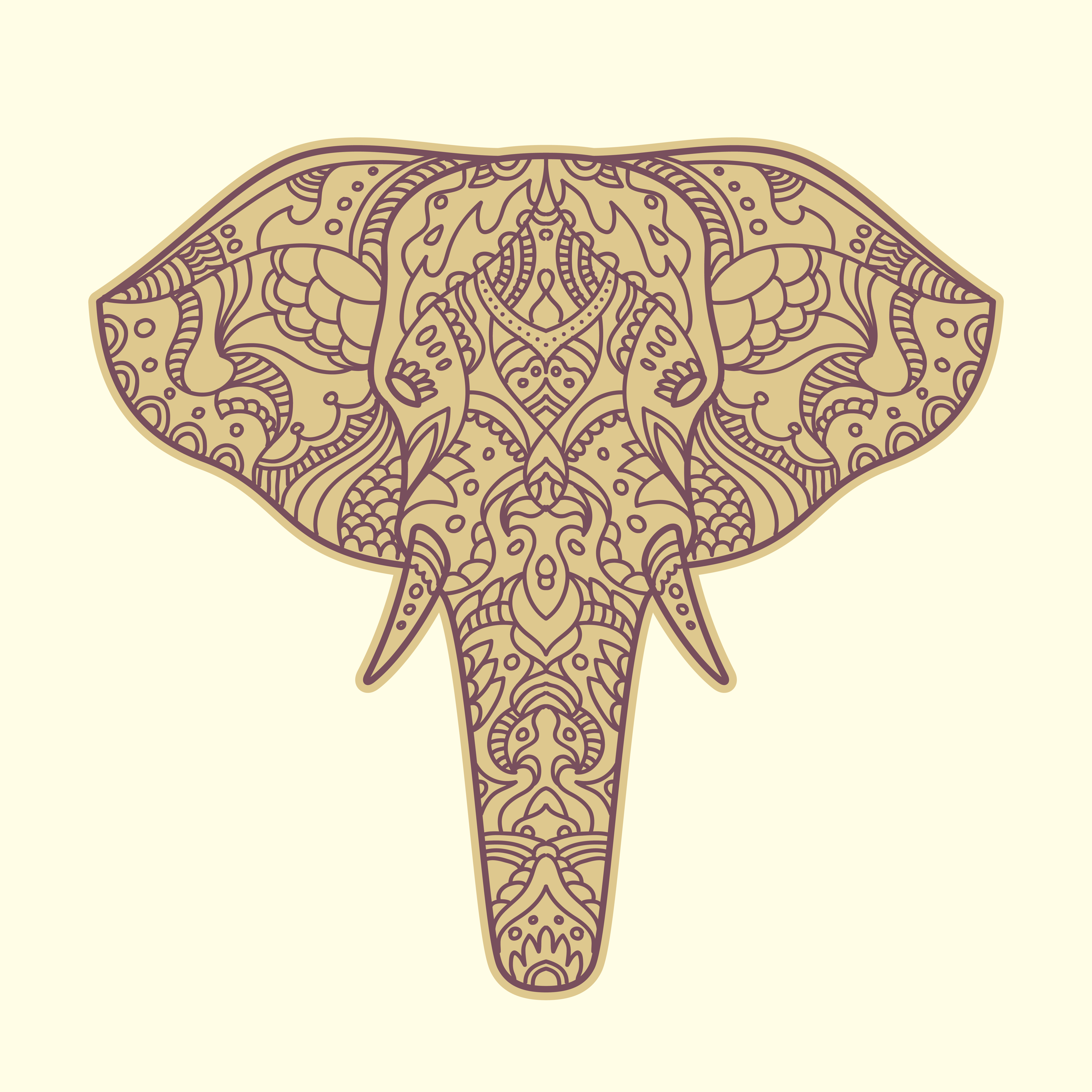 Download Elephant Mandala Free Vector Art - (64 Free Downloads)