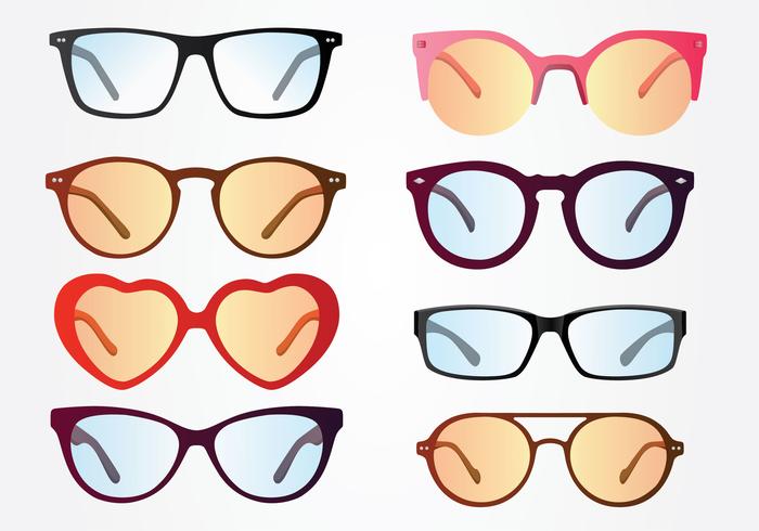 Eye Glasses Vector Pack