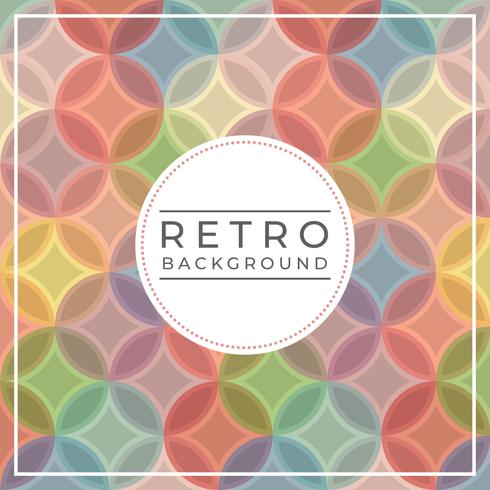 Flat Vintage Retro Vector Background