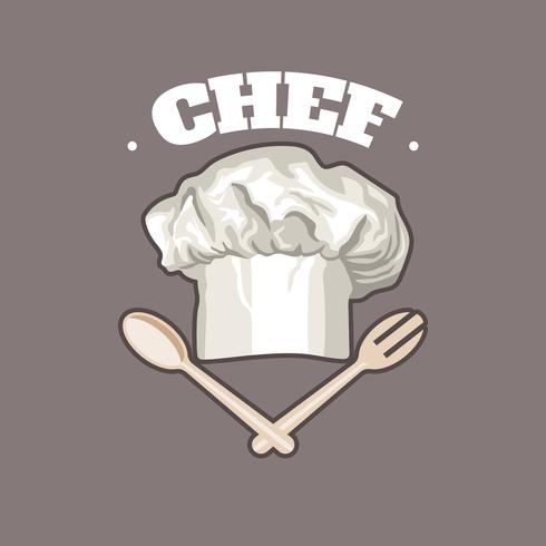 Logo de Chef Hat vector