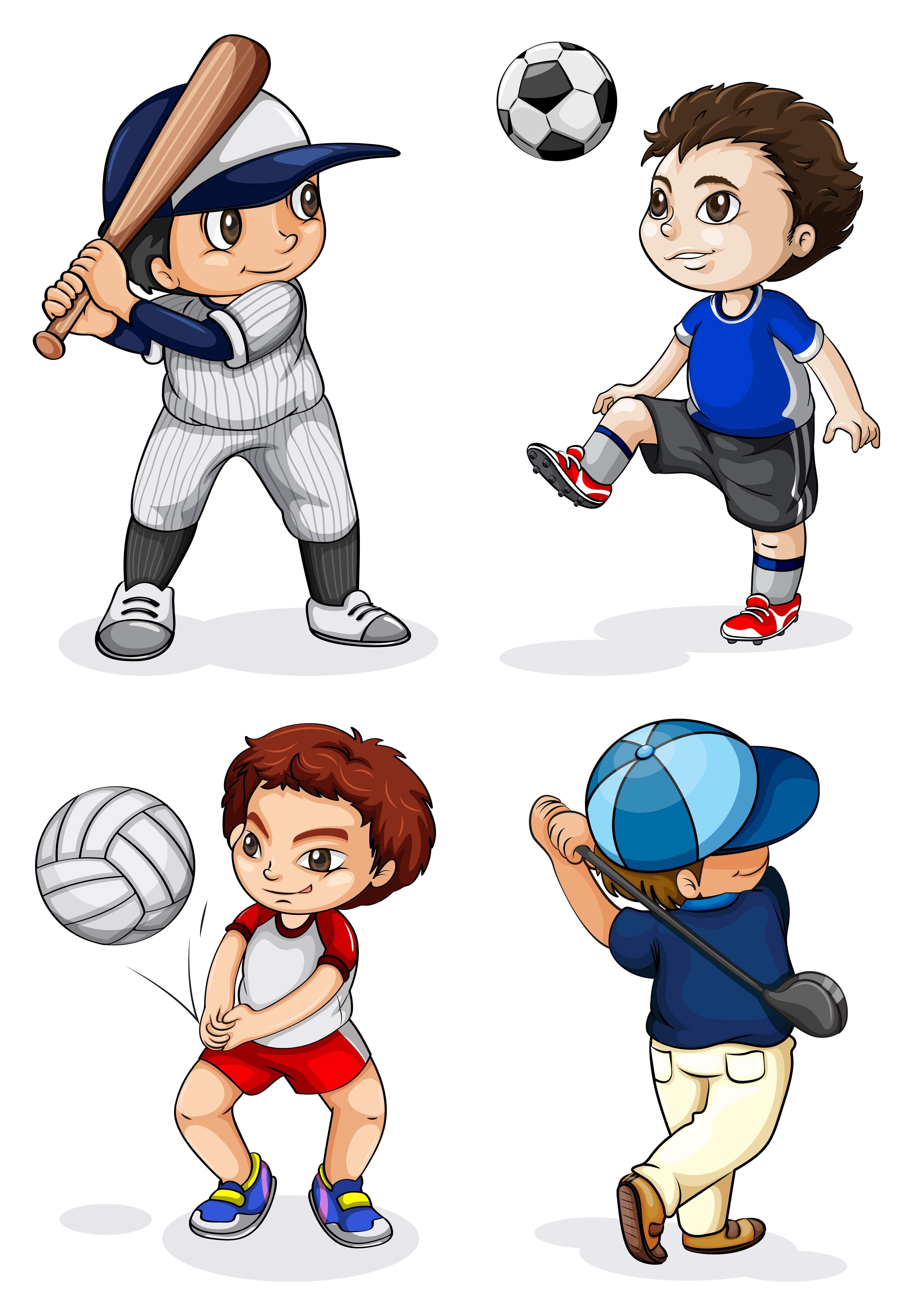 male kids engaging in different activities 365340 download free