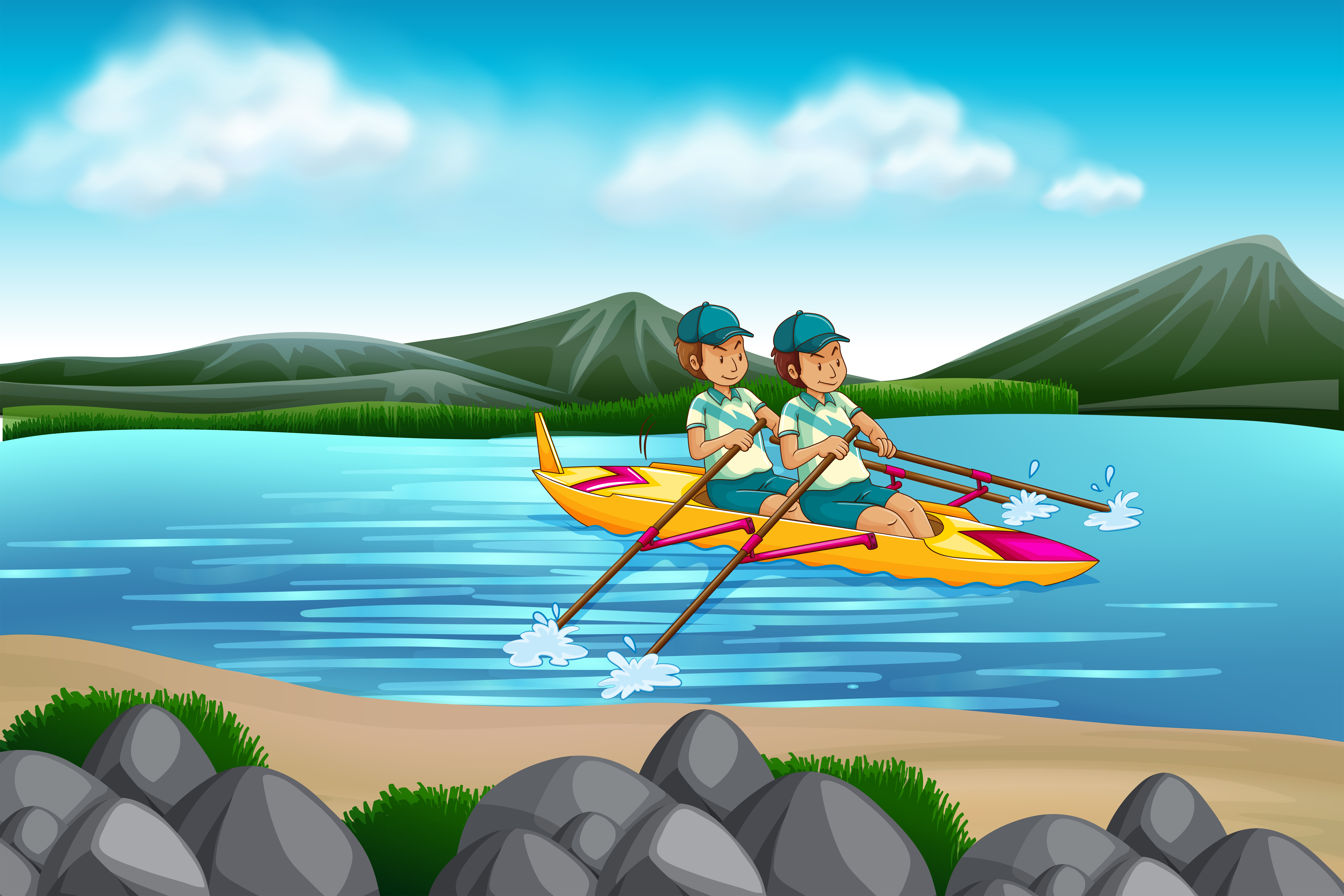 Canoeing Free Vector Art - (3607 Free Downloads)