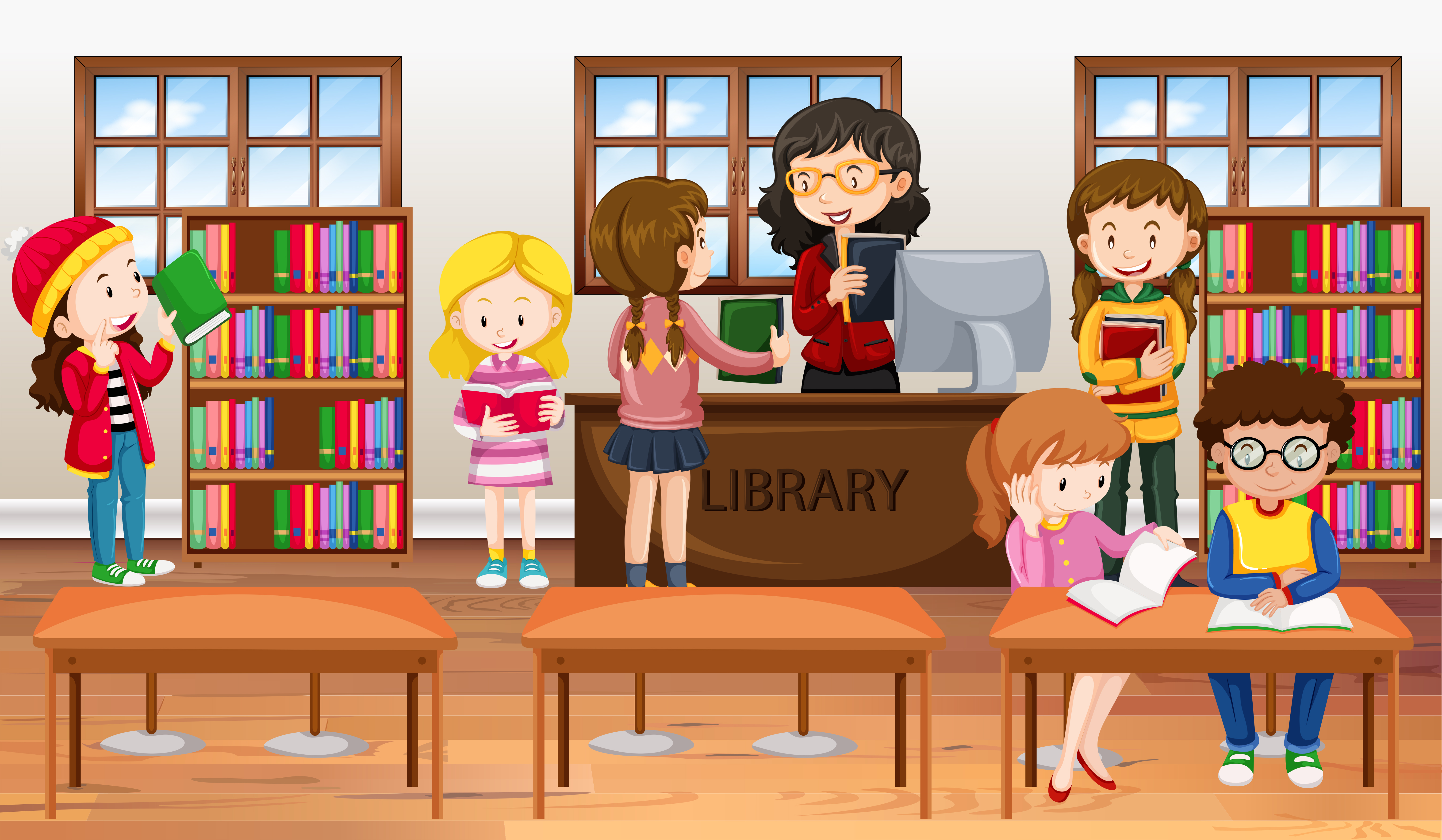 Download Library Books Free Vector Art - (4775 Free Downloads)