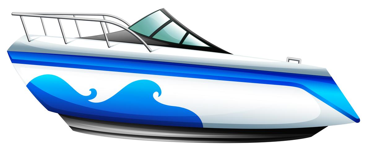 Un barco vector