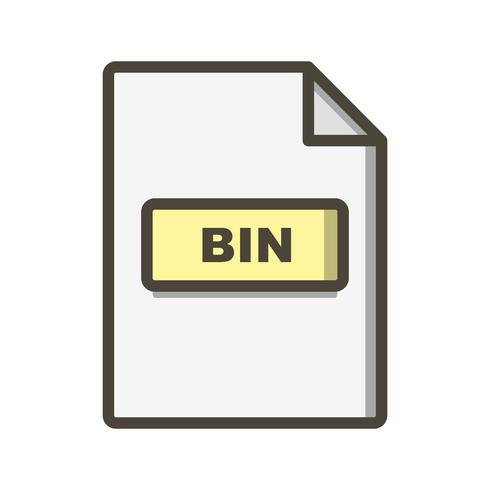 icono de vector bin