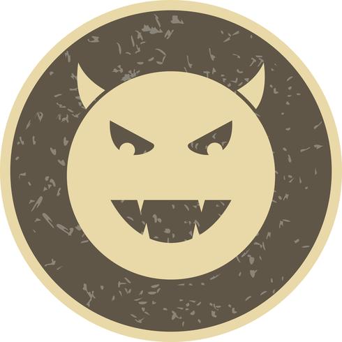 Devil Emoji Vector Icon