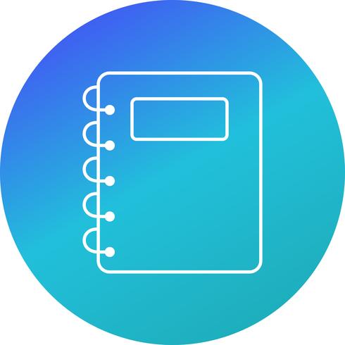 Notepad Vector Icon