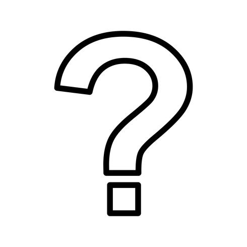 Question Mark Vector Icon