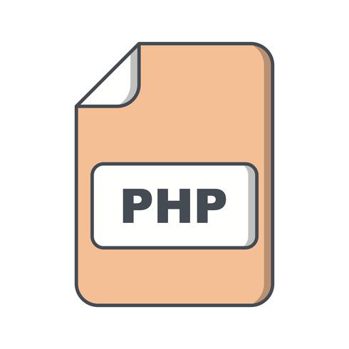 icono de vector php