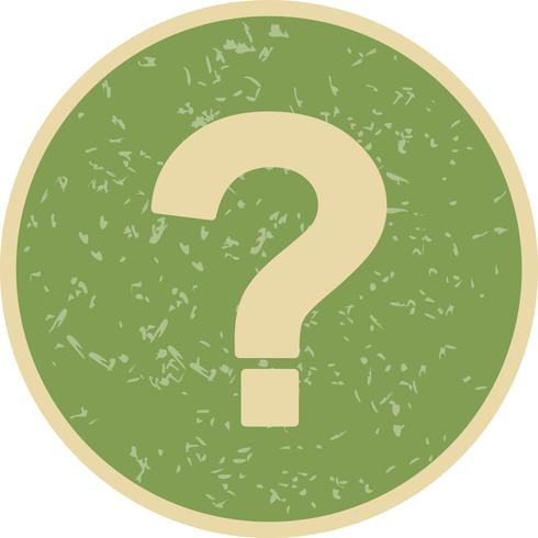 Question Mark Vector Icon