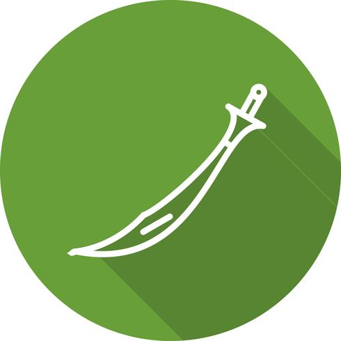 Icono de vector de espada