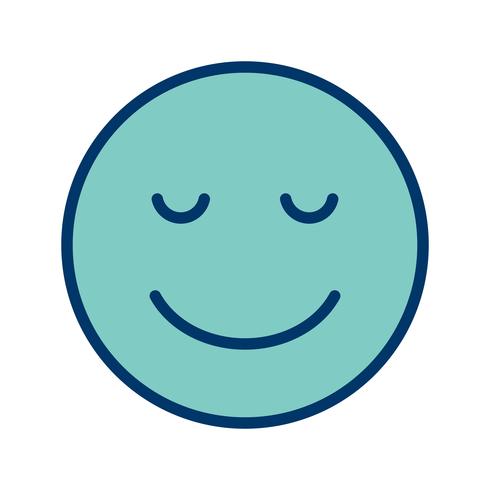 Icono de Vector de calma Emoji