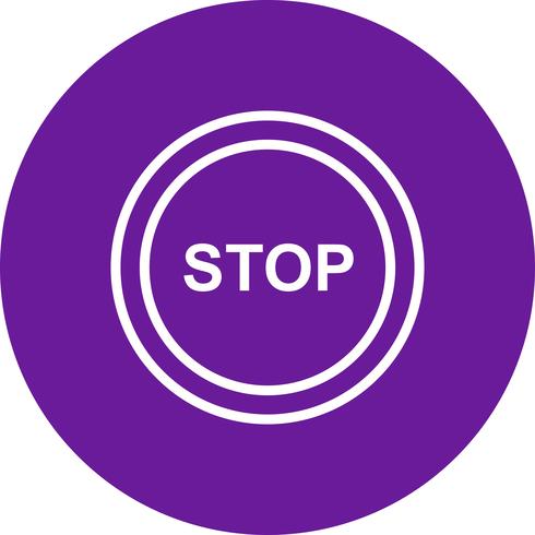 Vector Stop Icon