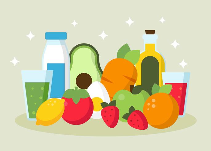 Healthy Food Vector