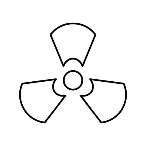 Radiation Vector Icon