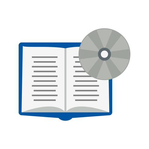 Book DVD Vector Icon