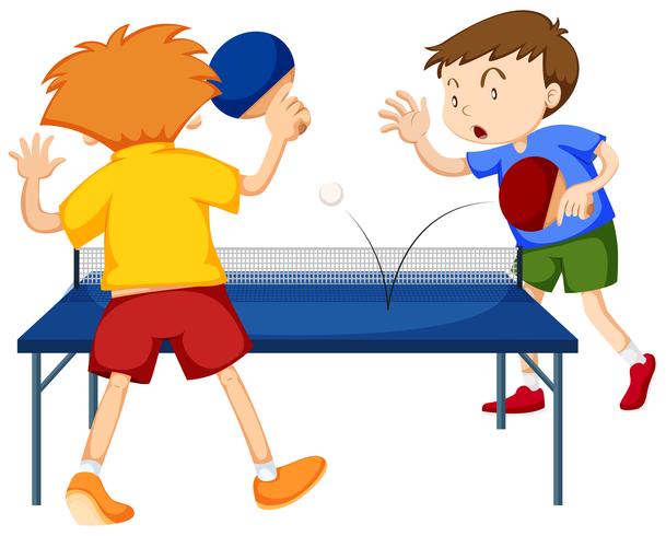 Red tennis table racket and ball cartoon vector icon. Table tennis sport  equipment icon concept isolated vector illustration 21007631 Vector Art at  Vecteezy