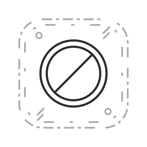 Vector No entry Icon
