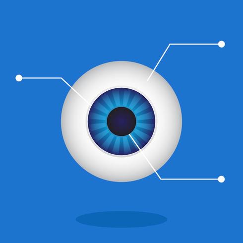 Unique Eyeball   vector