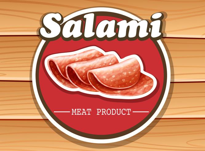 Salami	 vector