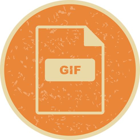 icono de vector gif