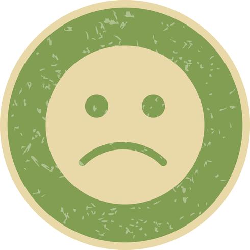 Icono de Vector de emoticon triste