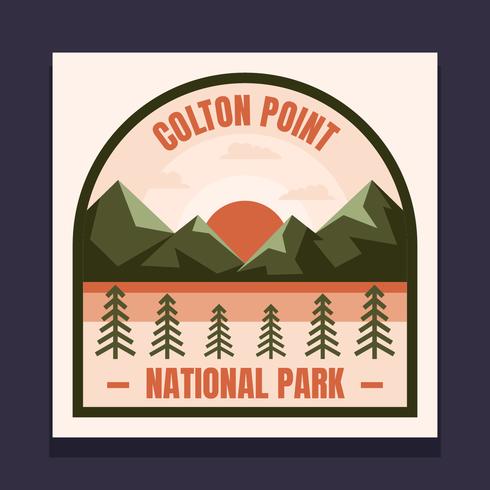 retro badge vector