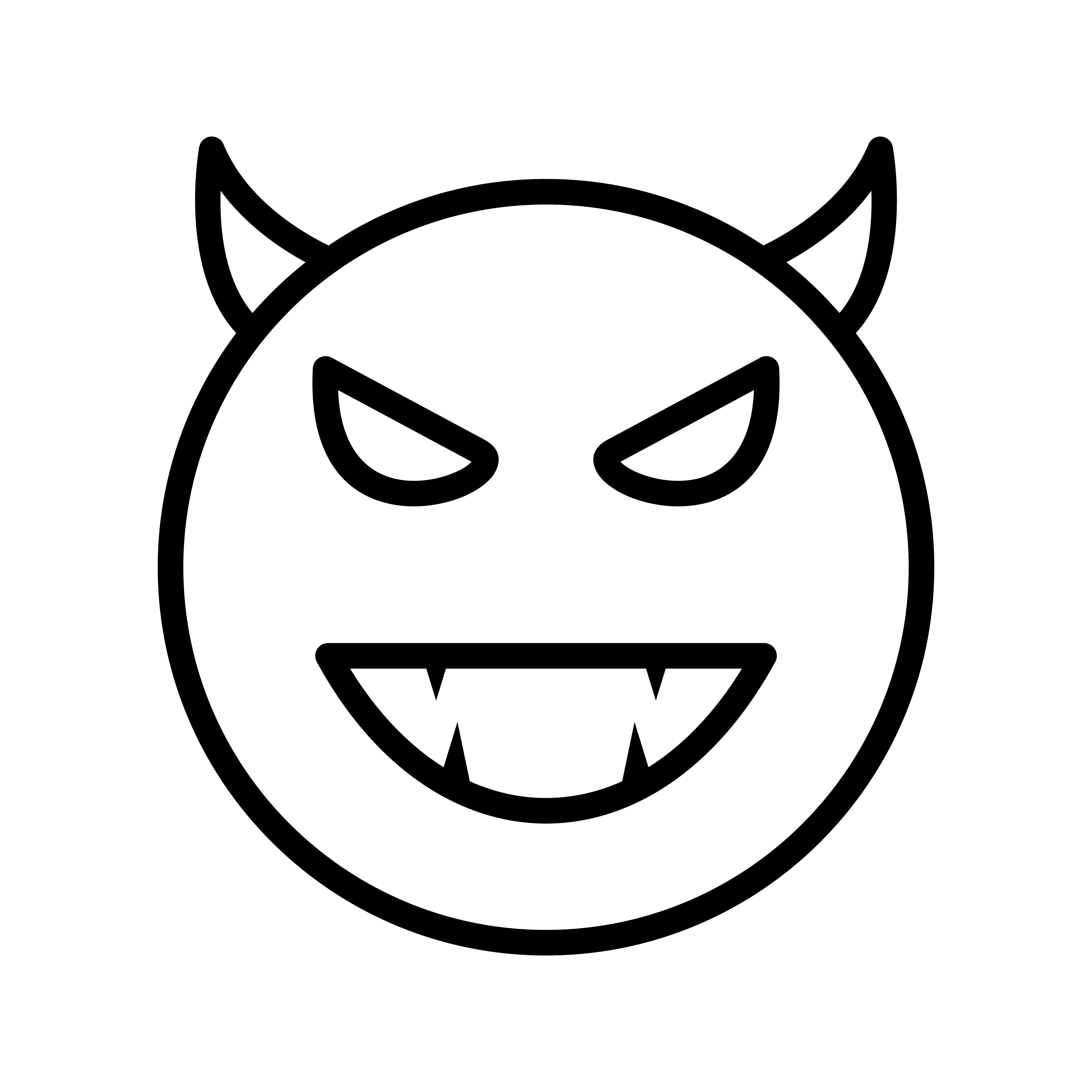 Devil Emoji Vector Icon 366705 Vector Art at Vecteezy