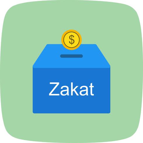 icono de vector de zakat