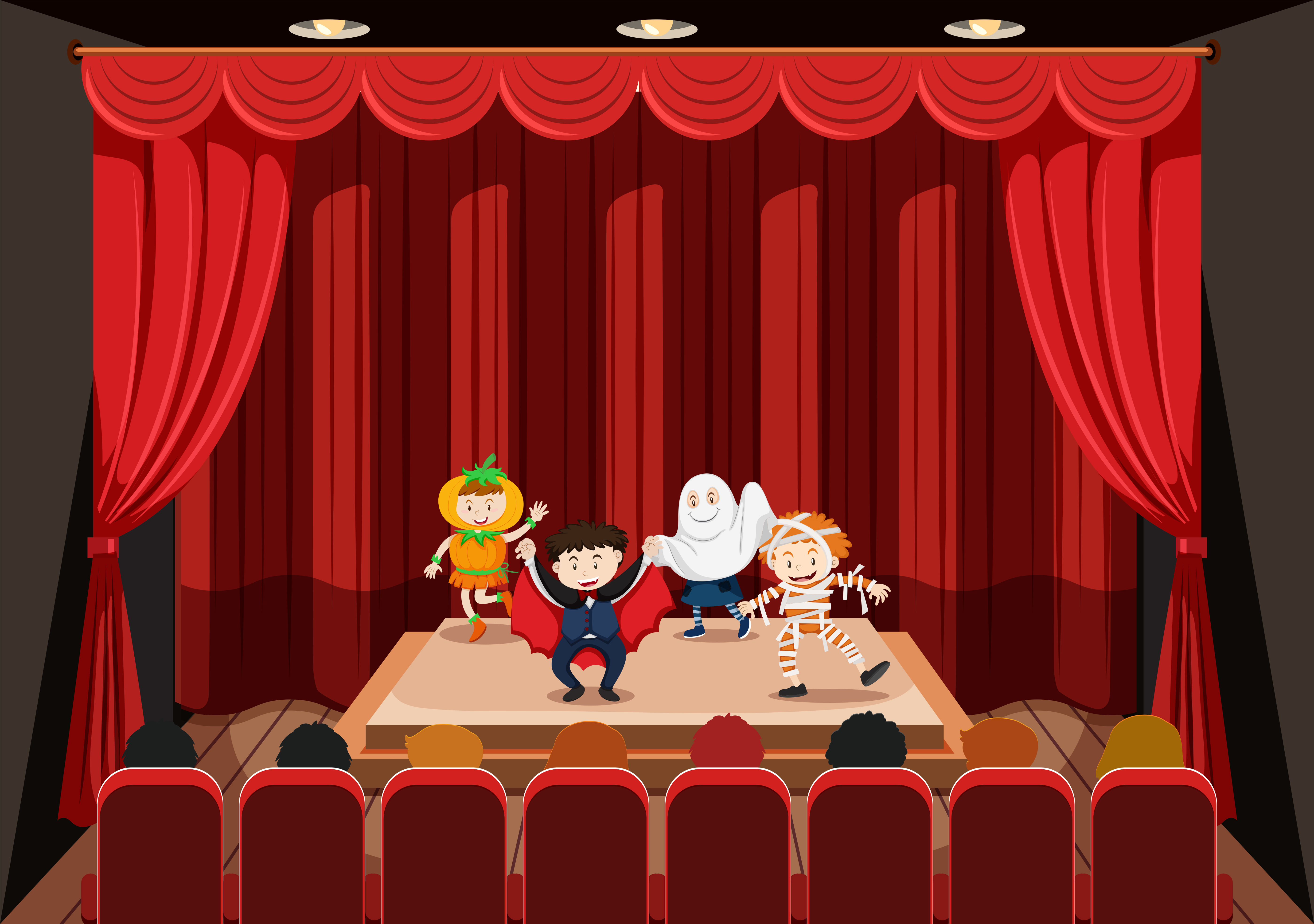 Kids On Stage Cartoon