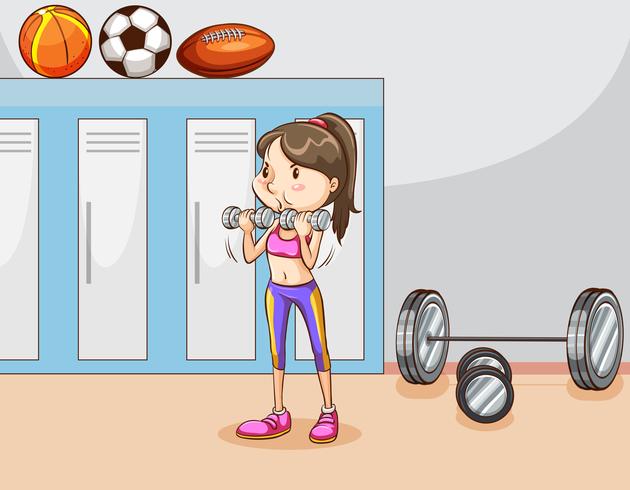 Bodybuilding vector