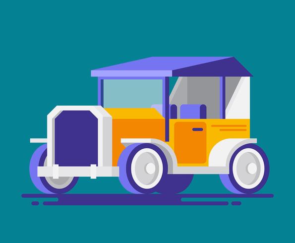 Retro Car Illustration vector