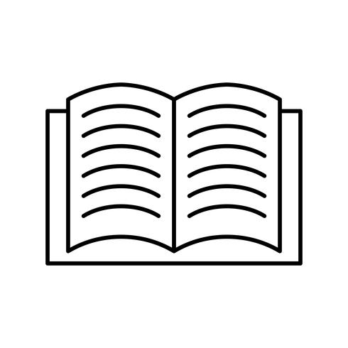 Open Book Vector Icon 366810 Vector Art at Vecteezy