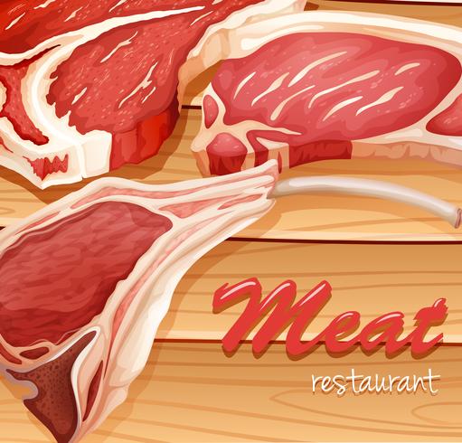 Carne fresca vector