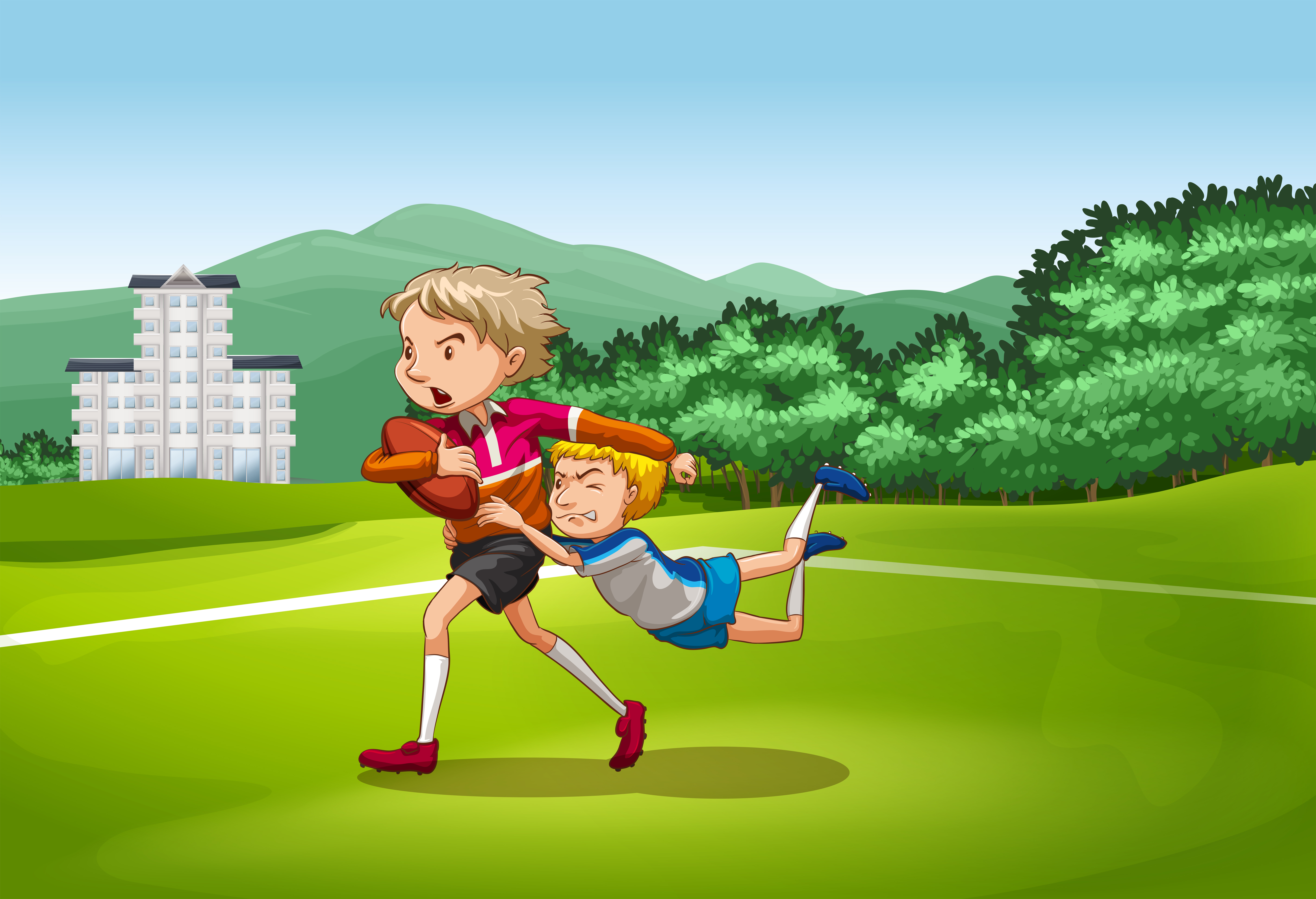 Rugby Player Free Vector Art - (2045 Free Downloads)
