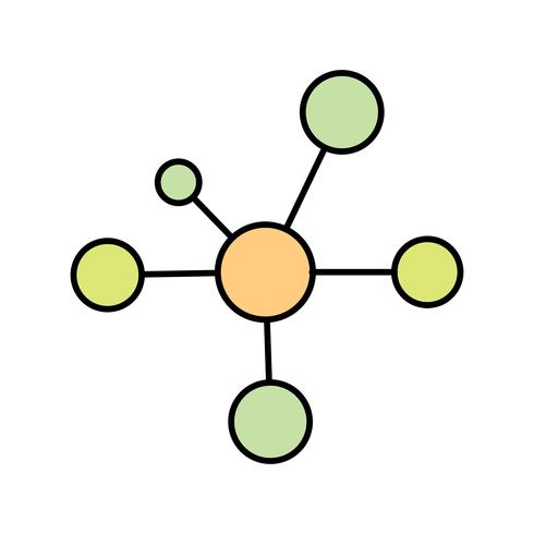 Icono de vector de electron