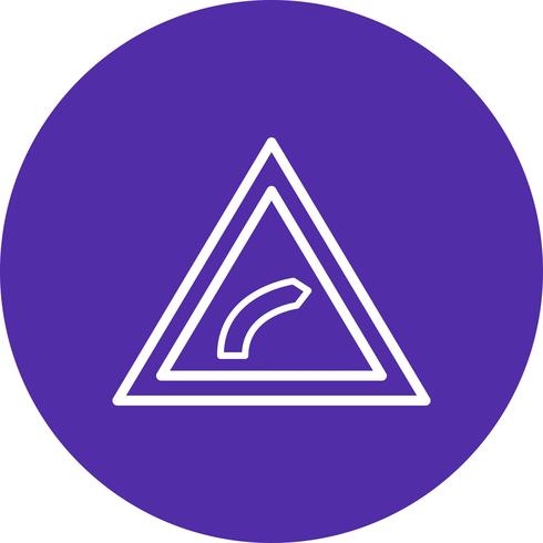 Vector Right bend Icon