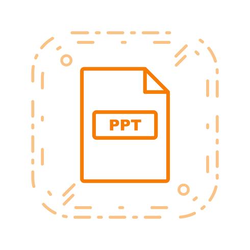 icono de vector ppt