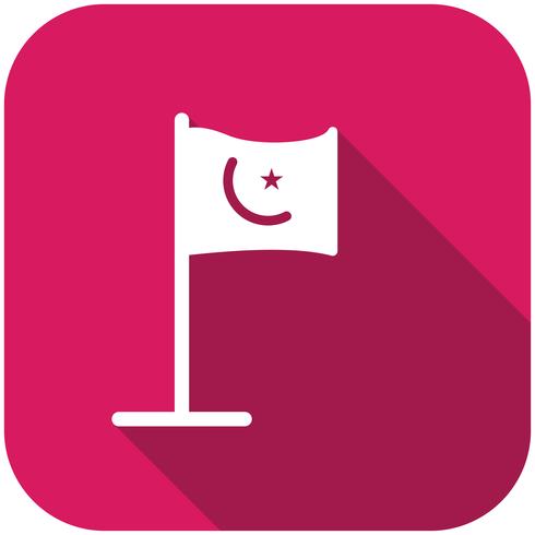 Islamic Flag Vector Icon
