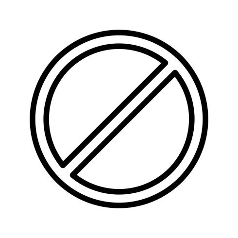 Forbidden Vector Icon