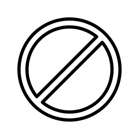 Forbidden Vector Icon